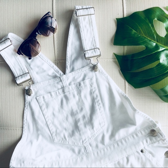 GAP Pants - 90's Gap White Overalls Shorts